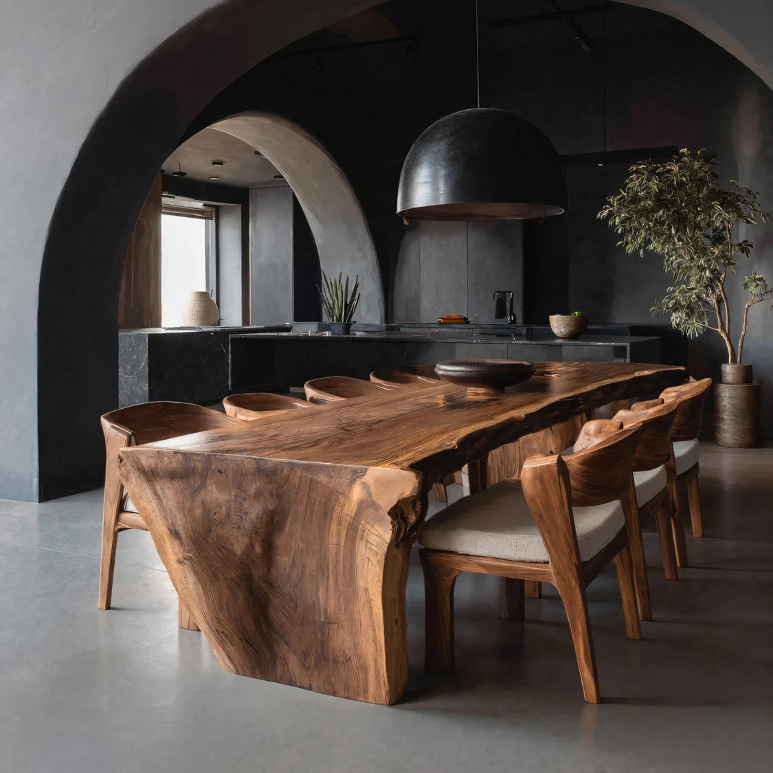 Organic Wabi Sabi Dining Table For Dining Room – Roy Timber
