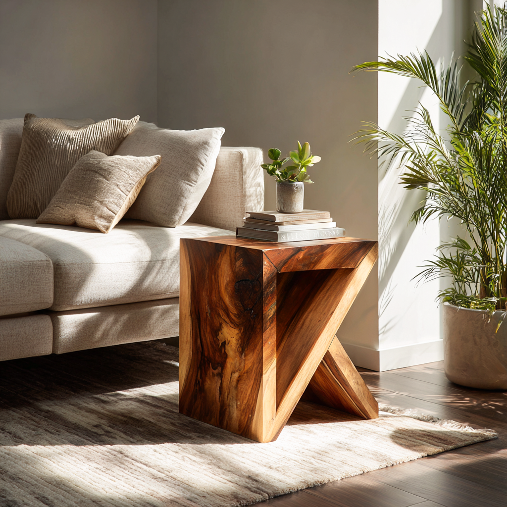 Minimalist Side Table For Small Spaces And Home Decor – Roy Timber