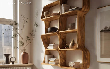 Live Edge Floating Bookshelf Ideas for Modern Homes - Natural Character, Cleaner Walls, Better Living