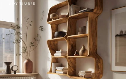 Live Edge Floating Bookshelf Ideas for Modern Homes - Natural Character, Cleaner Walls, Better Living