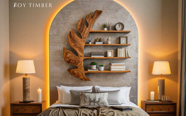 Styling a Live Edge Bookshelf in Entryways and Reading Corners - Warm Wood, Better Flow, Smarter Display