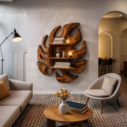 Corner Live Edge Bookshelf Ideas for Unused Spaces - Natural Storage That Turns Dead Corners Into Design Features