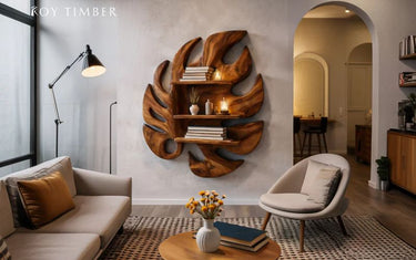 Corner Live Edge Bookshelf Ideas for Unused Spaces - Natural Storage That Turns Dead Corners Into Design Features