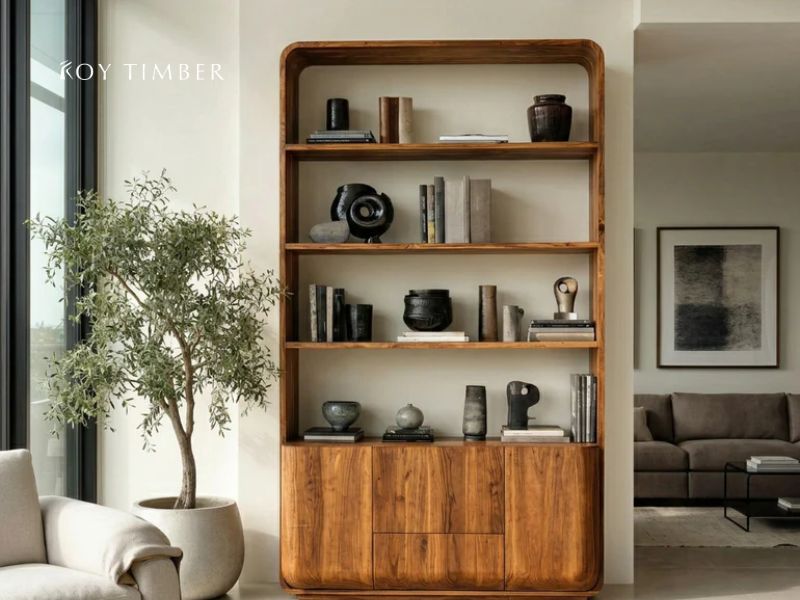 Minimalist Ways to Style a Live Edge Bookshelf - Quiet Design, Natural Texture, and Cleaner Spaces