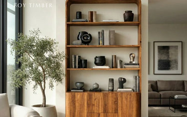 Freestanding vs Wall-Mounted Live Edge Bookshelf - Which One Makes a Modern Home Feel Better Designed?