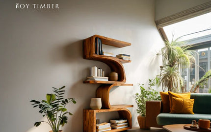 Industrial Live Edge Bookshelf Designs with Metal Frame Appeal - Bold Structure, Natural Warmth, and Modern Utility
