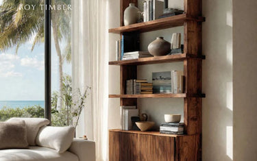 How Deep Should a Live Edge Bookshelf Be?- A Practical Guide to Perfect Depth for Your Space