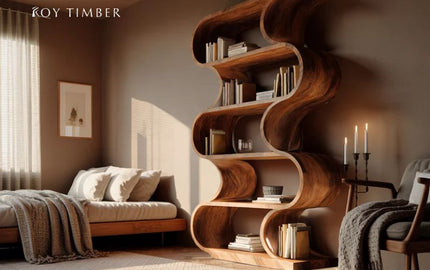 Best Decor Pieces To Display On A Live Edge Bookshelf - Simple Styling Choices That Highlight Natural Wood Without Making The Shelf Feel Crowded