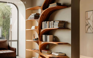 How To Style A Live Edge Bookshelf Without Making It Look Cluttered - Discover simple ways to arrange books, decor, and natural textures