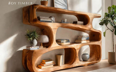 Best Ways To Use A Live Edge Bookshelf For Everyday Storage - Smart Ideas For A Beautiful And Functional Home