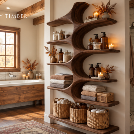wooden-bathroom-shelves