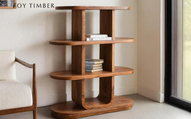 Live Edge Bookshelf Ideas - Natural Form Meets Architectural Storage