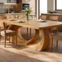 Rustic Handmade Dining Table - Timeless Craftsmanship For Warm Dining Spaces