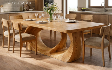 Rustic Handmade Dining Table - Timeless Craftsmanship For Warm Dining Spaces