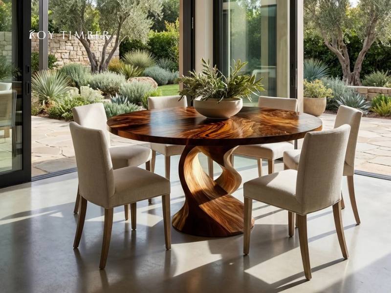 Natural Wood Grain Table - Timeless Solid Wood Furniture That Brings W ...