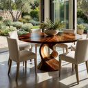 Natural Wood Grain Table - Timeless Solid Wood Furniture That Brings Warmth To Every Dining Space