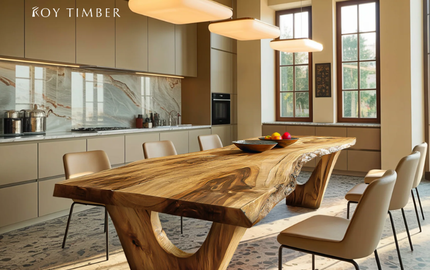 Minimalist Wood Dining Table - Simple Beauty For Everyday Dining