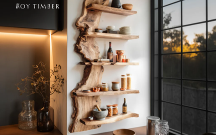 How To Make A Live Edge Shelf- A Step-by-Step Guide to Crafting Natural Wood Shelving