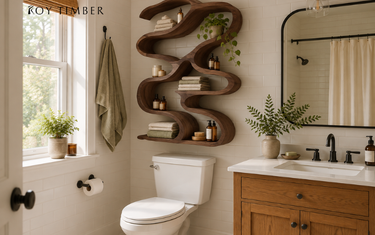 wooden-floating-bathroom-shelves