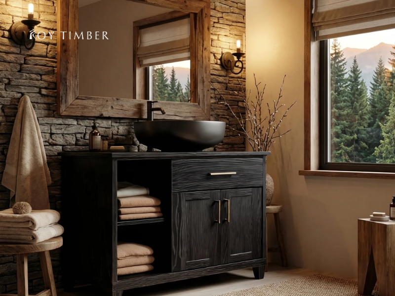 Live Edge Makeup Vanity - A Natural and Elegant Addition to Modern Dressing Spaces