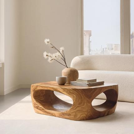 Rustic Wood Coffee Table Round – A Timeless Centerpiece For Warm, Natural Living