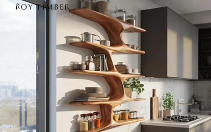 Live Edge Floating Shelf DIY - Add Natural Elegance to Your Home