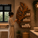 Organic Wall Shelf - Sculptural Storage Inspired by Natural Forms