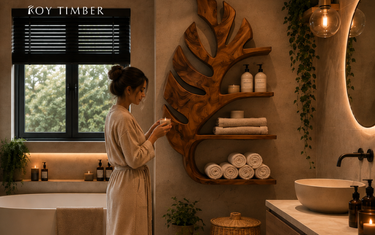 Organic Wall Shelf - Sculptural Storage Inspired by Natural Forms