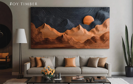 Modern Farmhouse Living Room Wall Decor Ideas- Blending Rustic Charm with Contemporary Style