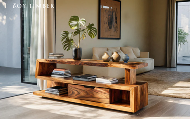 Live Edge Entrance Table - A Meaningful Welcome That Lasts