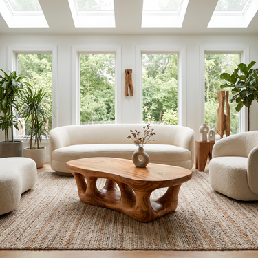Modern Statement Coffee Table For Living Room