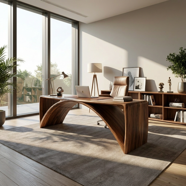 Organic Modern Office Desk For Workspace