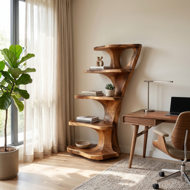 Contemporary Bookcase For Reading Room