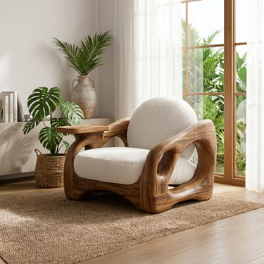 Contemporary Reading Chair For Living Room