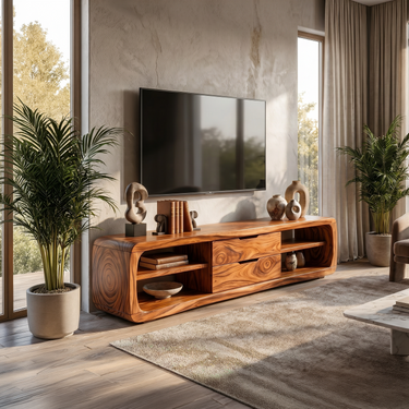 Minimalist Media Console For Living Room
