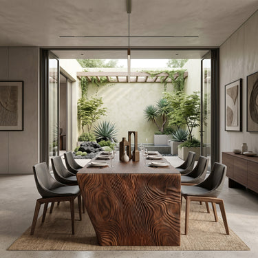 Modern Carved Dining Table For Luxury Dining Room