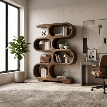 Minimalist Display Bookcase For Reading Corner