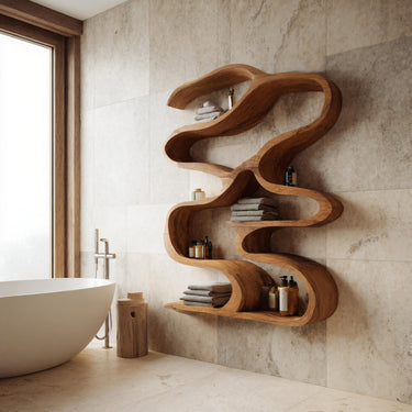 Modern Wall Mounted Shelf For Bathroom Decor