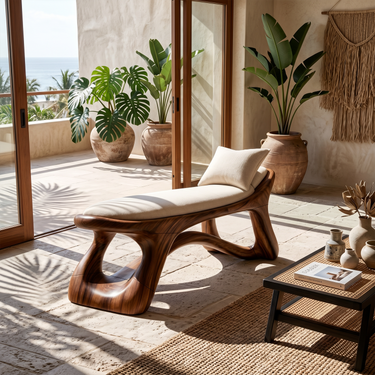 Minimalist Wooden Bench Modern Foyer