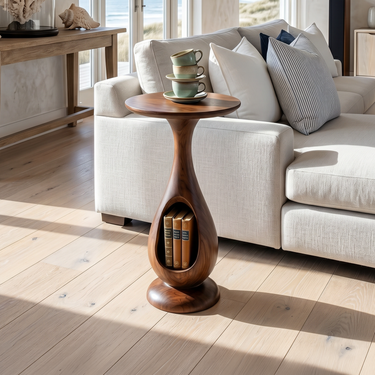 Modern Organic Side Table For Lounge Interior Space