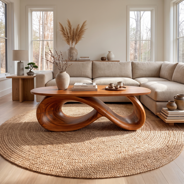 Organic Sculptural Coffee Table For Lounge Area