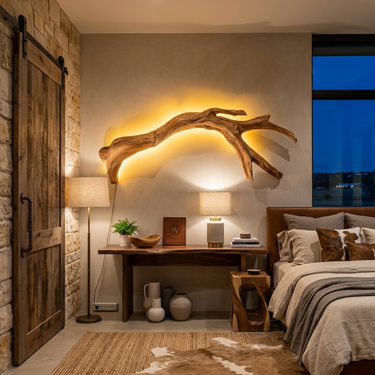 Modern Organic Branch LED Wall Lamp For Bedroom