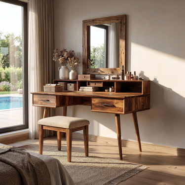 Elegant Vanity Table Bedroom Dressing Area Personal Beauty Space