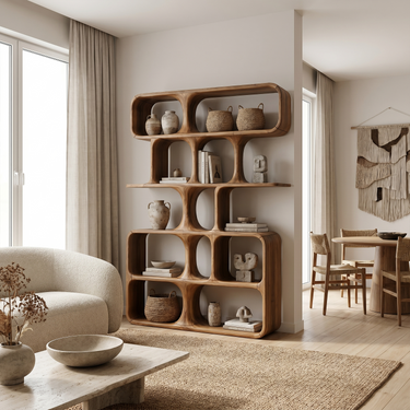Organic Modern Bookshelf For Home Library