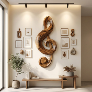 Contemporary Music Wall Art For Home Office