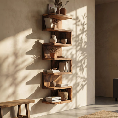 Minimalist Wall Mounted Shelf For Bathroom Essentials