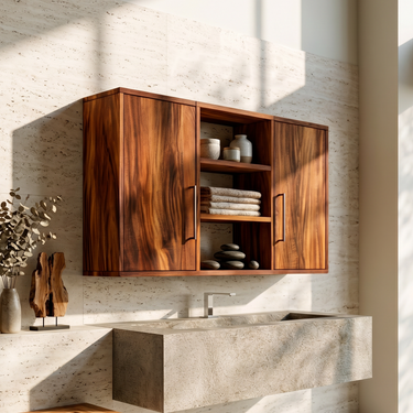Scandinavian Clean Line Bathroom Cabinet Modern Bathroom