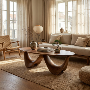 Mid Century Modern Coffee Table Family Room