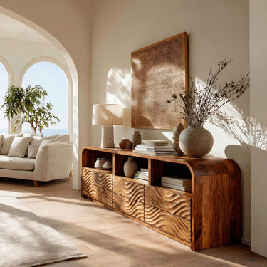 Luxury Wooden Sideboard For Living Room