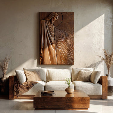 Organic Modern Sacred Wall Art For Living Room